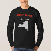 Mount Vernon New York USA State America Travel New T-Shirt (Vorderseite)