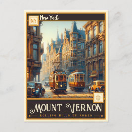 Mount Vernon, New York | VINTAG Postkarte