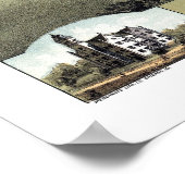 Mount Vernon, OH Panoramablick Karte - 1870 Poster (Ecke)