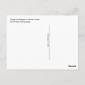 Mount Vernon Postcard Postkarte (Rückseite)