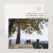 Mount Vernon Postkarte (Vorne/Hinten)