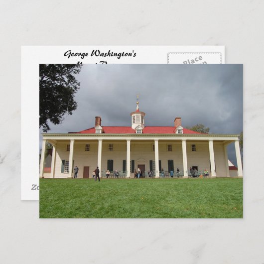 Mount Vernon Postkarte (Vorne/Hinten)