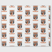 Mount Vernon Sting Soccer Wrapping Paper Geschenkpapier (Flach)