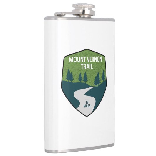Mount Vernon Trail Flachmann (Rechts)