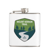 Mount Vernon Trail Flachmann (Vorderseite)