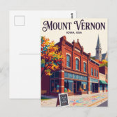 Mount Vernon USA Postkarte (Vorne/Hinten)