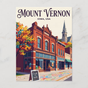 Mount Vernon USA Postkarte