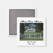 Mount Vernon White Rock Magnet (Vorderseite/Rückseite)