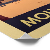 Mount Vesuvius Italien V02 Poster (Ecke)