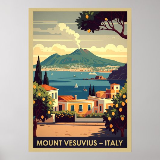 Mount Vesuvius Italien V02 Poster (Vorne)