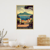 Mount Vesuvius Italien V02 Poster (Küche)