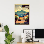 Mount Vesuvius Italien V02 Poster (Heimbüro)