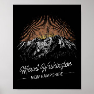 Mount Washington Berge New Hampshire Wandern Vi Poster