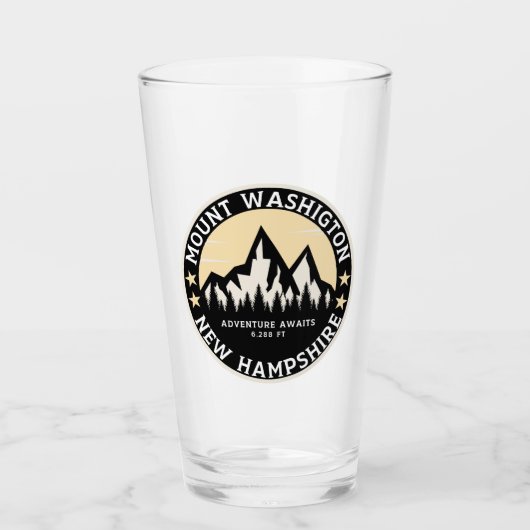 Mount Washington Forest Landscape Glas (Vorderseite)