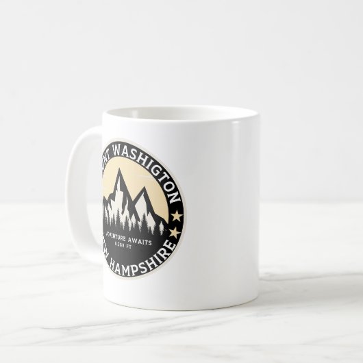 Mount Washington Forest Landscape Kaffeetasse (Vorderseite Links)