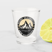 Mount Washington Forest Landscape Schnapsglas (Vorderseite)