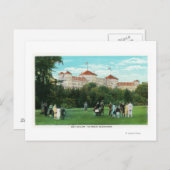 Mount Washington Hotel View Golf Gallery Postkarte (Vorne/Hinten)
