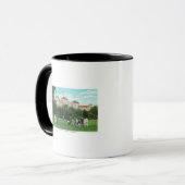 Mount Washington Hotel View Golf Gallery Tasse (Vorderseite Links)