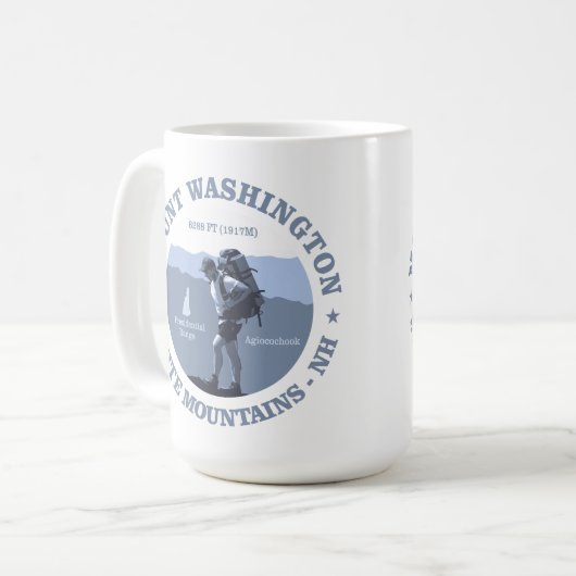Mount Washington Kaffeetasse (Vorderseite Links)