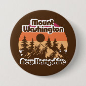 Mount Washington New Hampshire Button (Vorderseite)