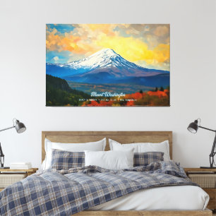 Mount Washington New Hampshire Home-Wandkunst-Deko Leinwanddruck