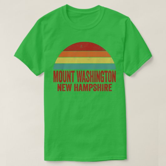 Mount Washington New Hampshire T-Shirt (Design vorne)