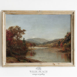 Mount Washington New Hampshire Vintage Malerei Poster