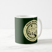 Mount Washington New Hampshire Wandern Ski Retro Kaffeetasse (VorderseiteRechts)