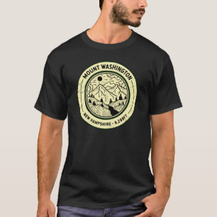 Mount Washington New Hampshire Wandern Ski Retro T-Shirt