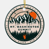 Mount Washington New Hampshire Wandervorführungen Keramik Ornament (Vorne)