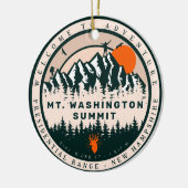 Mount Washington New Hampshire Wandervorführungen Keramik Ornament (Links)