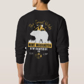 Mount Washington New Hampshire - White Mountains Sweatshirt (Rückseite)