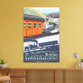 Mount Washington, New HampshireCog Railroad Leinwanddruck (Insitu (Wohnzimmer))