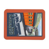 Mount Washington, New HampshireCog Railroad Magnet (Horizontal)