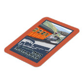 Mount Washington, New HampshireCog Railroad Magnet (Linke Seite)