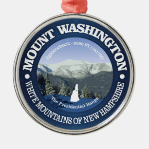 Mount Washington Ornament Aus Metall
