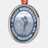 Mount Washington Silbernes Ornament (Links)