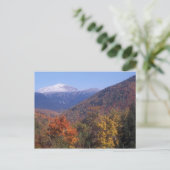 Mount Washington Snow Foliage Postkarte (Stehend Vorderseite)