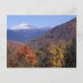 Mount Washington Snow Foliage Postkarte (Vorderseite)