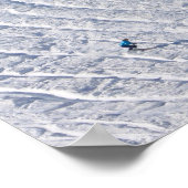 Mount Washington Tuckermans Ravine Skiier Poster (Ecke)