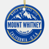 Mount Whitney: A Crown of California’s Sierra Neva Keramik Ornament (Vorne)