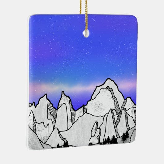 Mount Whitney Keramikornament (Rechts)