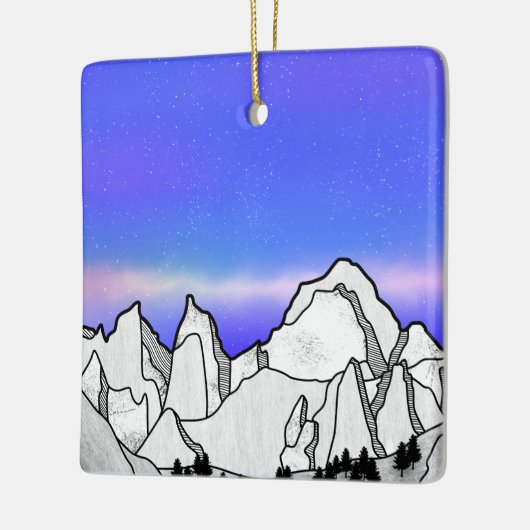 Mount Whitney Keramikornament (Links)