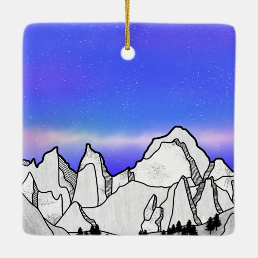 Mount Whitney Keramikornament (Rückseite)