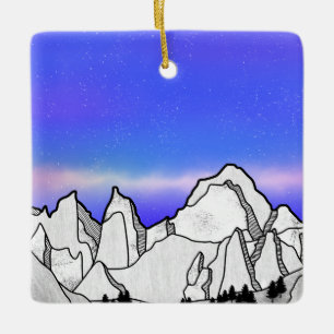 Mount Whitney Keramikornament