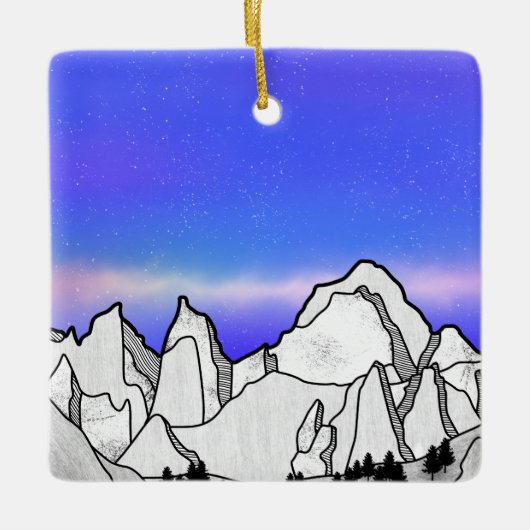 Mount Whitney Keramikornament (Vorderseite)