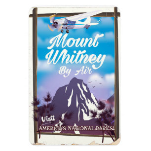 Mount Whitney, Klassisches kalifornisches Reisepos Magnet