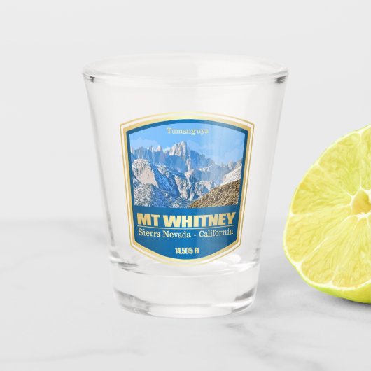 Mount Whitney (PF) Schnapsglas (Vorderseite)
