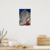 Mount Whitney und Wildblumen Poster (Küche)