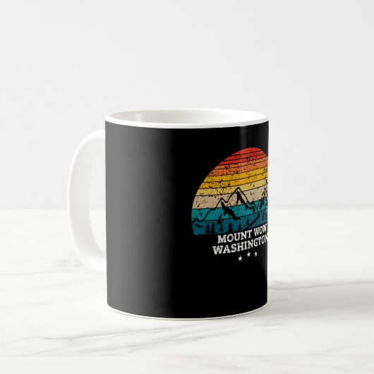 MOUNT WOW WASHINGTON KAFFEETASSE (Vorderseite Links)